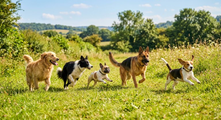 Yaz aylarında evde serin yerde uyuyan bir köpek ve sıcaklarda köpeklerin davranışı